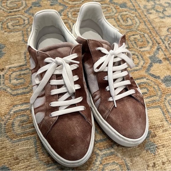 Casadei Tan & White Leather Sneakers | Size 39 - Picture 5 of 11